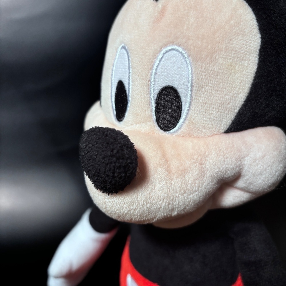 Walt Disney’s Mickey Mouse Plush 16” when standing. Yellow black white red - Picture 2 of 6